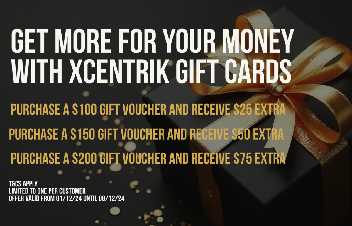 Get more for your money with Xcentrik Gift Cards!